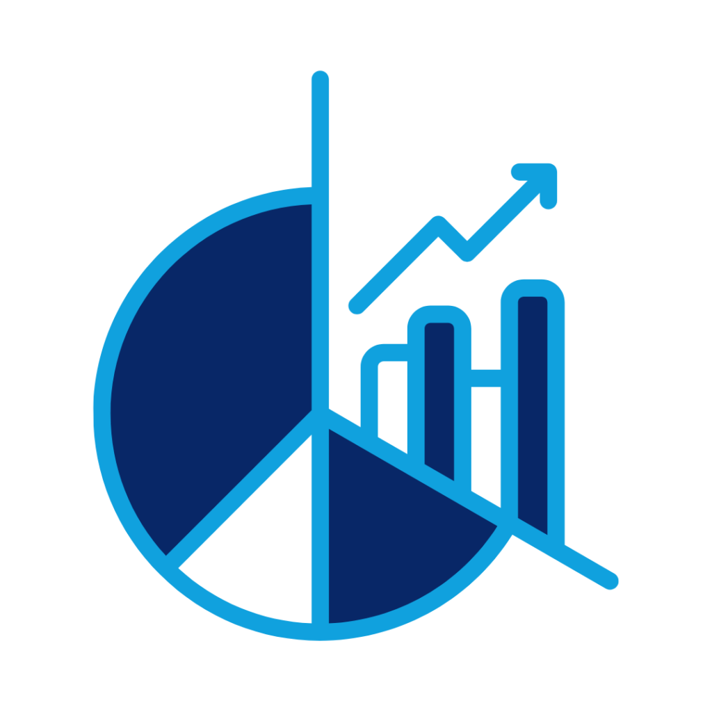 Performance-focused digital marketing strategy illustrated with analytics and growth graphs